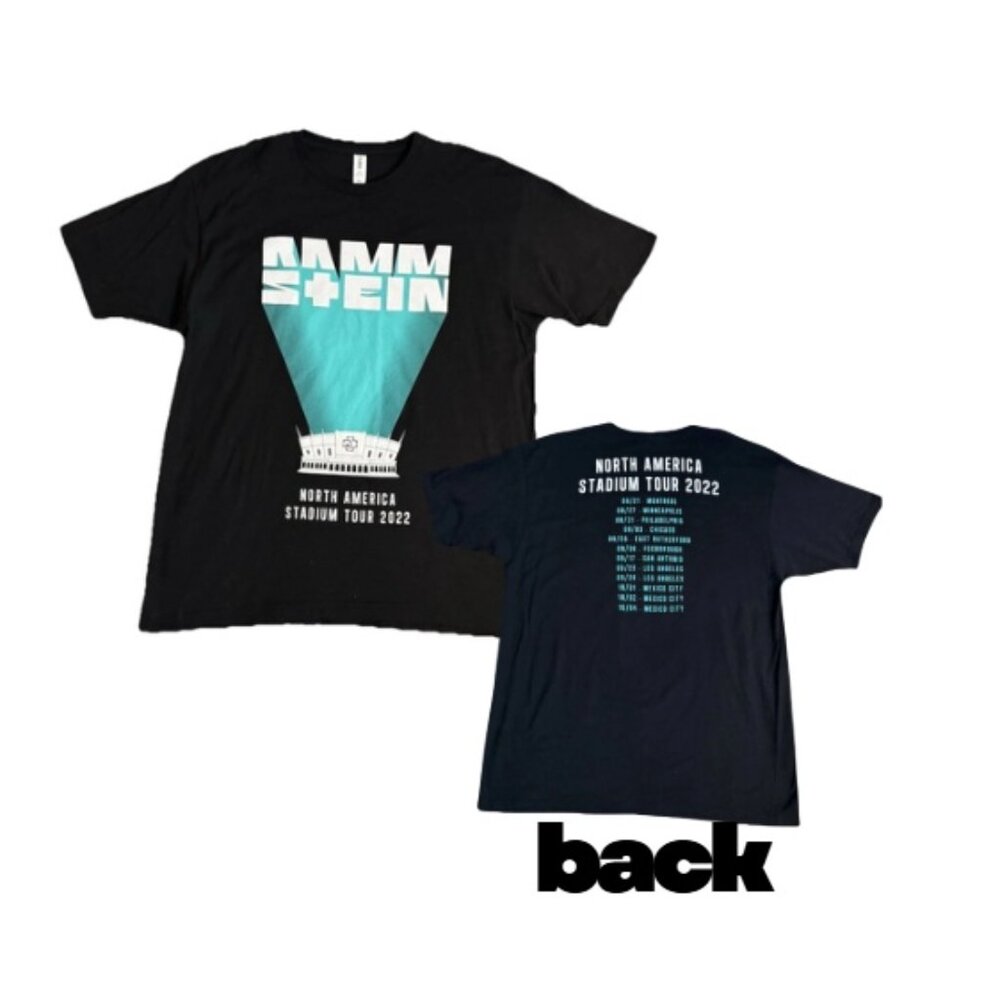 Rammstein US 2022 CONCERT EXCLUSIVE TOUR T-SHIRT SIZE XL Till Mutter SEHNSUCHT